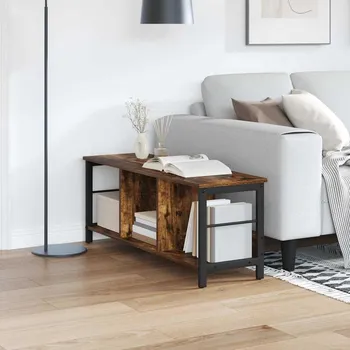 Knihovna Knihovna Kouřový dub 102 x 32 x 40,5 cm kompozitní dřevo