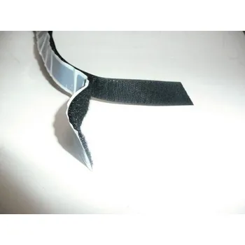 Příslušenství ke karavanu Suchý zip 20 mm se samolepící vrstvou barva černá