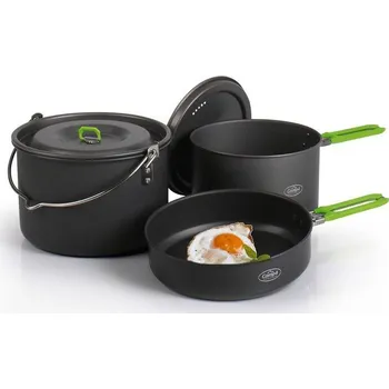 Příslušenství ke karavanu 5dílná kempingová sada hrnců Camp4 Elite varianta Elite L