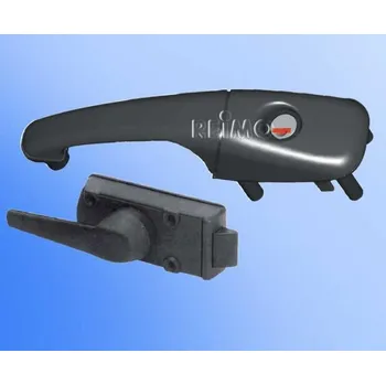 Příslušenství ke karavanu Kompletní karavanový zámek ZADI barva černá