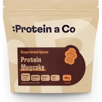 Protein Protein a Co Protein&Co Proteinový MugCake 490g - Perníkové koření