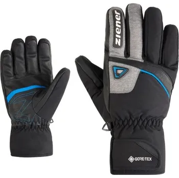 Pánské lyžařské rukavice ZIENER-Galiso-Z GTX + Gore plus warm-111044-12798-Black/blue Černá 10
