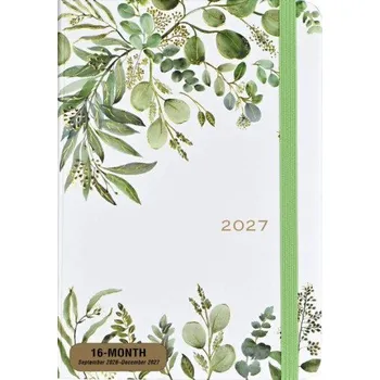 Diář 2027 Eucalyptus Weekly Planner (16 Months, Sept 2026 to Dec 2027) (EN)