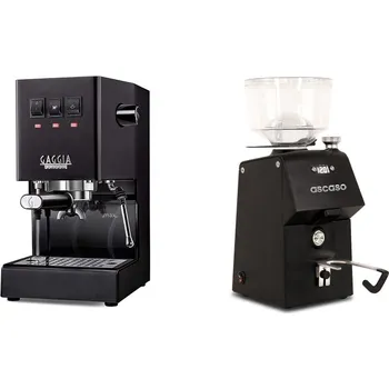 Kávovar Gaggia Classic E24, black + Ascaso H64, black