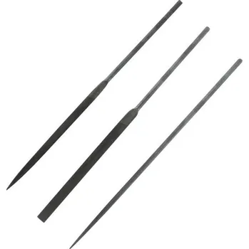 Plastikový model Příslušenství pro modeláře SHESTO Modelcraft precizní jehlové pilníky 160 mm (sada 3 ks)