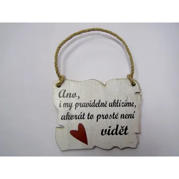 Cedulka - 14 x 11 cm - Ano i my