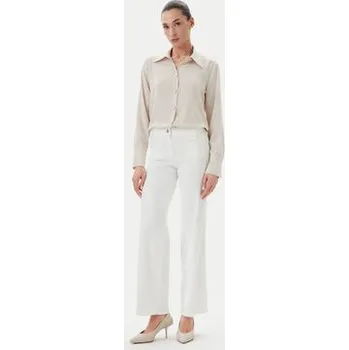 Dámské kalhoty Olsen Jeansy 14002252 Bílá Wide Leg 36