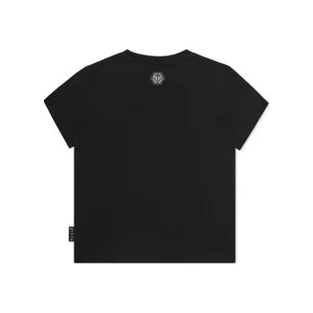 Oblečení a móda PHILIPP PLEIN T-Shirt 19965 Černá Regular Fit 4