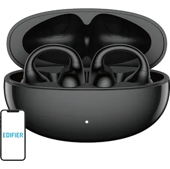 Sluchátka Bezdrátová sluchátka Edifier LolliClip s otevřenými ušima (černá)