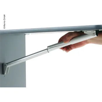 Příslušenství ke karavanu Hliníková sklápěcí podpěra pracovní desky / stolku varianta délka 150 mm, stříbrná (nosnost až 60 kg)