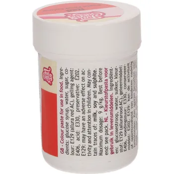 Přisada na vaření a pečení Červená gelová barva FunCakes