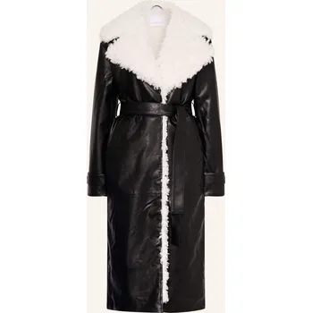 Dámský kabát Leger Studio Dámský Kabát Janique V Koženém Vzhledu S Umělou...