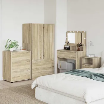 Příborník do zásuvky Úložná skříňka Sonoma dub 60 x 48 x 81 cm kompozitní dřevo