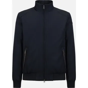 Pánská bunda Tmavě modrá pánská prošívaná bunda Geox Damiano - Pánské GEOX černá 2932803