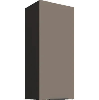 Kuchyňská skříňka 40 G-90 1F, Horní kuchyňská skříňka Aria sandgrau​/černá