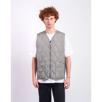 Pánská vesta Taion Unisex Military Zip V-Neck Down Vest D.SAGE GREEN S