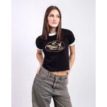 Carhartt WIP W' S/S Reminiscing Ringer T-Shirt Black heavy stone wash XS