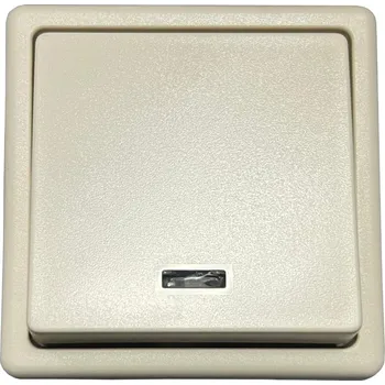 vypínač a zásuvka Spínač s doutnavkou ABB Classic 3553-23289 B2, řazení 1, 1-pól - bílá