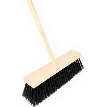 Koště KARTÁČOVINY Koště silniční 34×8/9 cm s holí 140 cm – PET