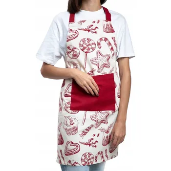 Kuchyňská zástěra Homla Emie 231764 60 x 80 cm vánoční motiv