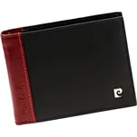 Jednoduchá pánská kožená peněženka Pierre Cardin černo-červená 308805