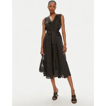 Dámské šaty DKNY Každodenní šaty P4EBTX69 Černá Regular Fit M