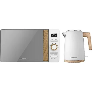 Mikrovlnná trouba Concept MT4420wh + Concept Rychlovarná konvice ELWOOD 1,7 l RK3315 + DOPRAVA ZDARMA