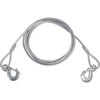 Tažné lano Lano vyprošťovací - tažné ocelové lano s karabinami, zatížení 3000 a 5000kg Provedení: 3000kg