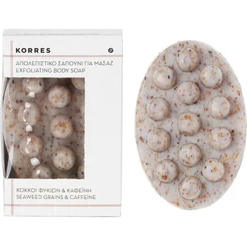 Mýdlo KORRES Exfoliating Body Soap Seaweed Grains & Caffeine