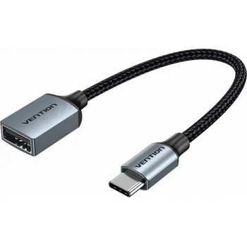 Datový kabel Vention CCXHB USB kabel USB 3.2 Gen 1 (3.1 Gen 1) 0,15 m USB C USB A Šedá