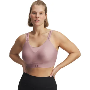 Podprsenka Dámská tréninková sportovní podprsenka UNDER ARMOUR-UA Infinity High 2.0 Bra Růžová XL (A-C)