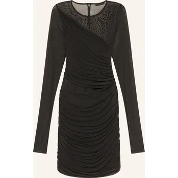 Dámské šaty Liu Jo Dámské Šaty Z Síťoviny S Ozdobnými Kameny, černá, 34