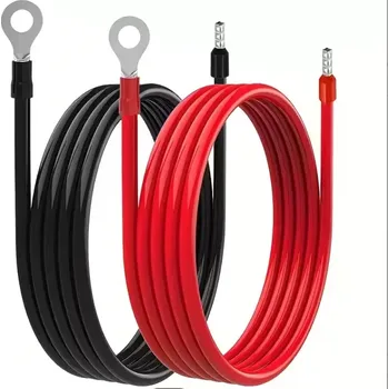 Napájecí kabel Napájecí kabel 1m 4 mm² s oky M8 – červený + černý pár, 1 m (pro baterie, MPPT regulátory, nabíječky, karavany a lodě) (Tento kvalitní napájecí kabelový set 4 mm² (12 AWG) s oky M8 je určený pro bezpečné a efektivní propojení baterií, MPPT regulátorů,)