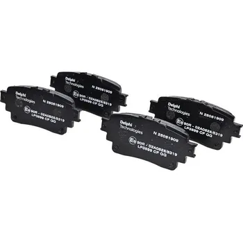 Brzdová destička Sada brzdových destiček, kotoučová brzda DELPHI LP3599