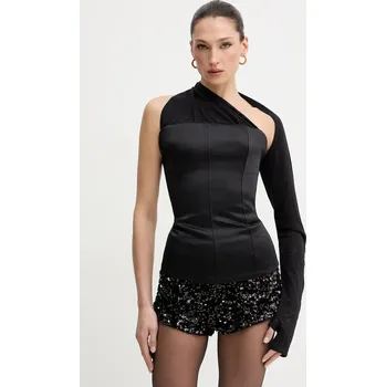 Dámská halenka Vlněná halenka PRESSIAT PRE119FW24 černá 99X, vel. S