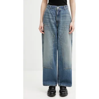 Džíny Carhartt WIP W Brandon Double Knee Pant, XS, modrá, 55X