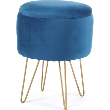 Taburet OTEVÍRACÍ PUFA LILI MODRÁ