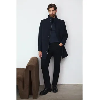 Dámský kabát Vlněný kabát Medicine RW25-KPM604 námořnická modř 59M, vel. XXL