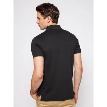 Pánské oblečení Tommy Hilfiger Polokošile 1985 MW0MW17771 Černá Slim Fit XS