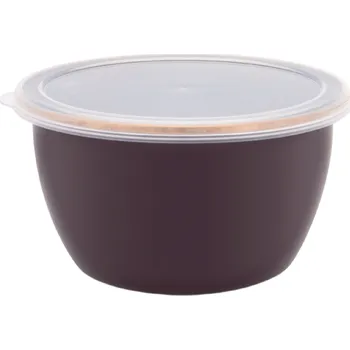 Metalac Lux, Kónická miska s plastovým víčkem 16 cm, 1,7 l