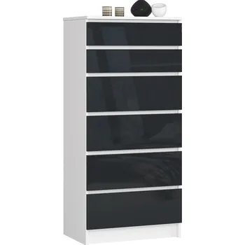 Komoda KOMODA K60 6SZ CLP PK GRAFIT LESK