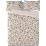 Sada povlečení LINEN- leaves 220x200 + 2x 70x80
