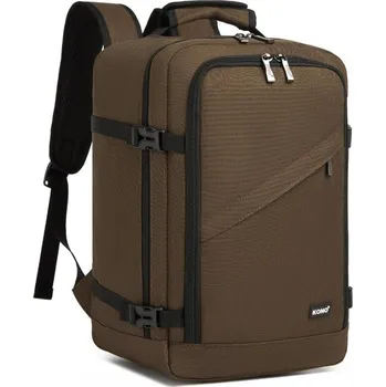 Městský batoh KONO 2531S Batoh na notebook 15.6" Hnědá 40cm 20L