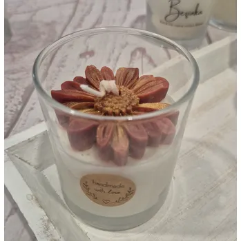 Svíčka AMI LUMEA Sójová svíčka AMI LUMEA, Bezinka starorůžová