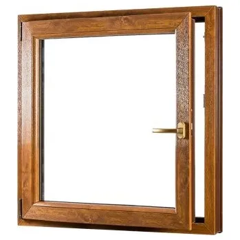 Okno SKLADOVÁ-OKNA.cz NOVÉ!!! Jednokřídlé plastové okno REHAU Smartline+, otvíravo-sklopné levé 1150 x 1450 mm Bílá dovnitř / Zlatý dub ven