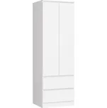 SZAFA STAR S 60 cm 2 DRZWI 2 SZUFLADY PK BIAŁA