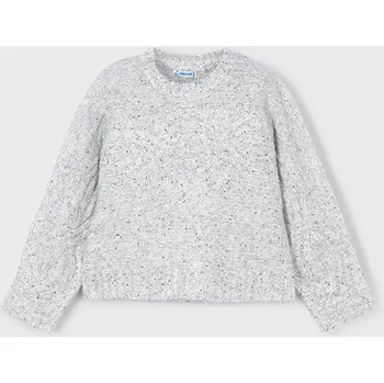 Dívčí svetr Svetr s flitry šedý MINI Mayoral velikost: 140