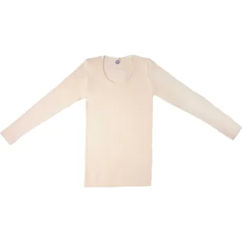 Dámské termo spodky Dámské merino triko s hedvábím, dlouhý rukáv Barva: Bílá, Velikost: 36/38 černé/bílé