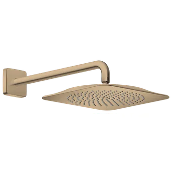 Sprchová hlavice AXOR Citterio C - Hlavová sprcha 270/270 1jet EcoSmart se sprchovým ramenem, kartáčovaný bronz 28791140