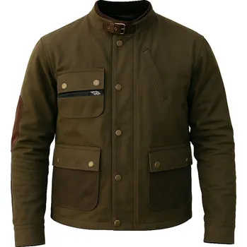 Moto bunda Bunda na motocykl Fuel Division 2 zelená XL